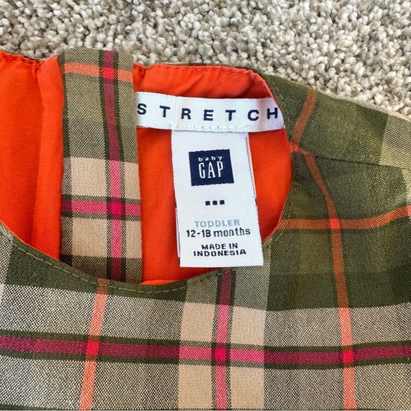 Baby Gap Plaid Green Dress – 12–18 Months - Picture 5 of 5